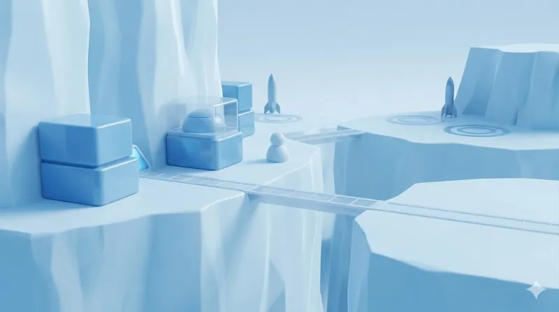 Icy landscape