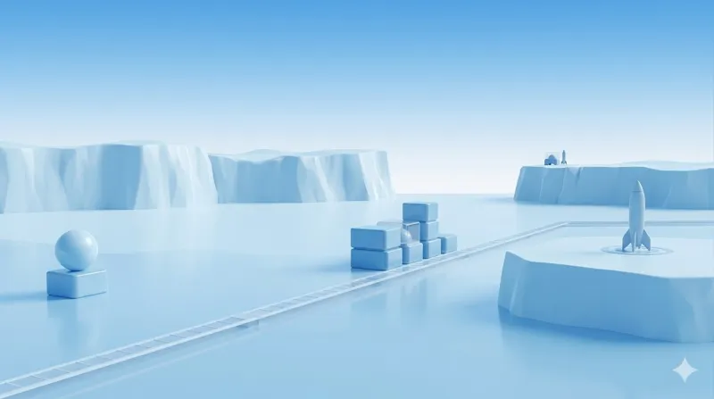 Icy landscape